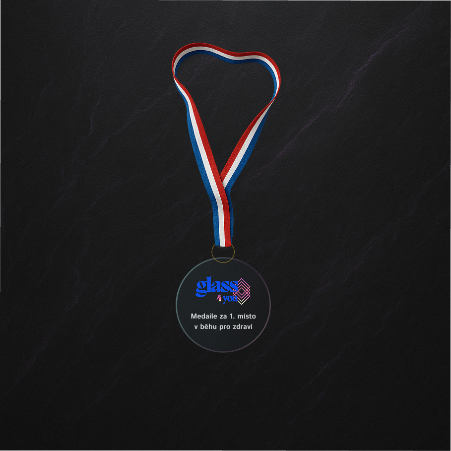 Skleněná medaile