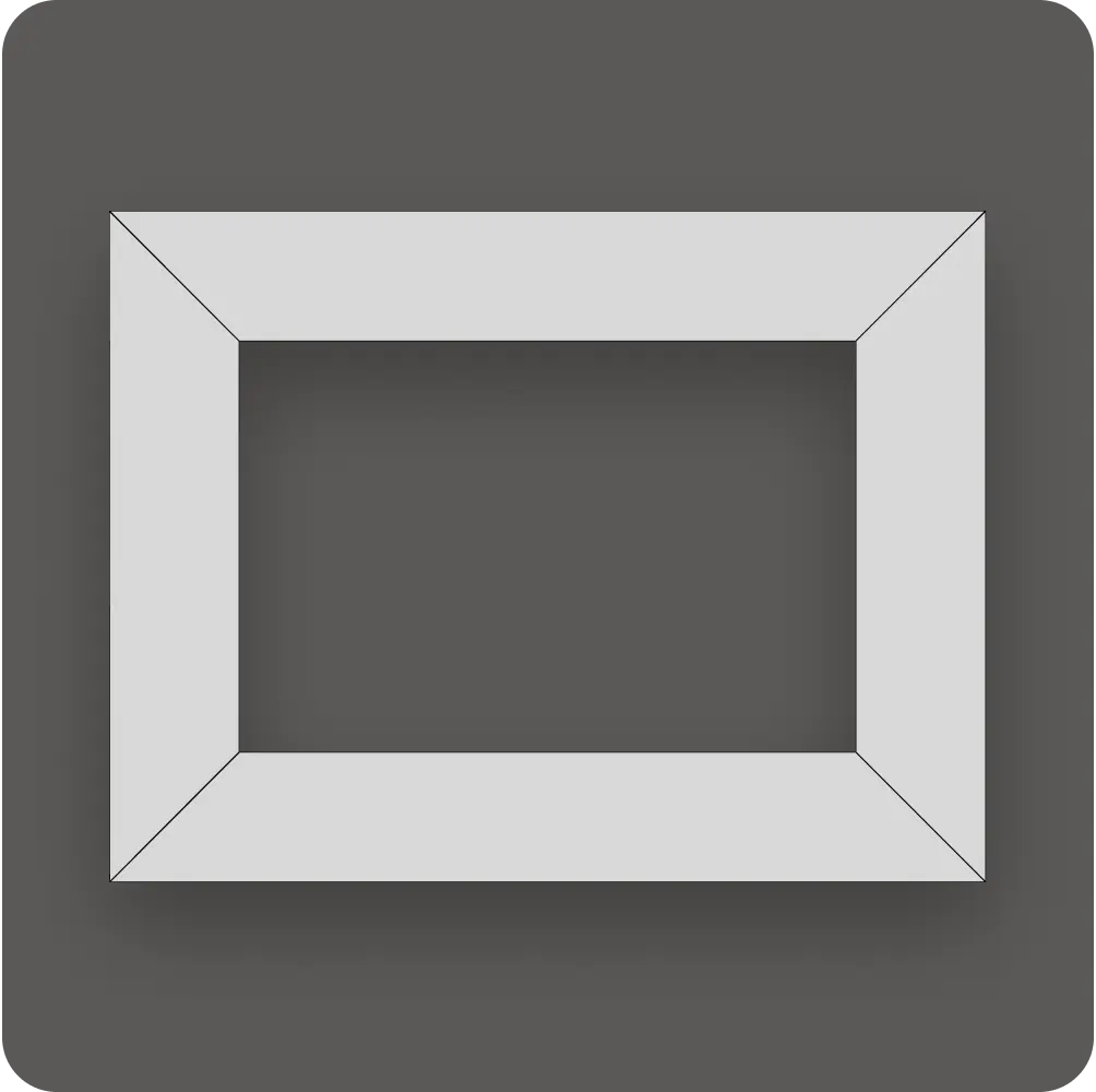 Bílý nástěnný držák pro upevnění skleněné desky s fotografií na zeď – Glass4you.cz